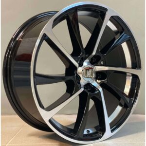 Audi Style 1135 8x18 5x112 ET39 Black Face Machined