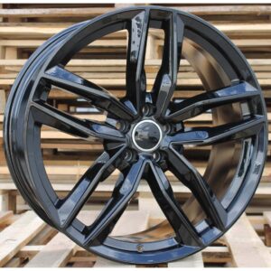 Audi Style 1196 7.5x17 5x112 ET35 Black Glossy