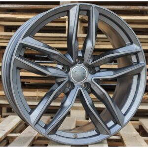 Audi Style 1196 7.5x17 5x112 ET35/40/45 Gun Metal Face Machined