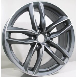 Audi Style 1196 8x18 5x112 ET35 Gun Metal Matt Face Machined