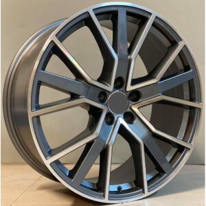 Audi Style 1332 8.5x19 5x112 ET35 Gun Metal Face Machined