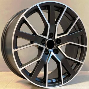 Audi Style 1332 9x20 5x112 ET33 Black Matt Face Machined