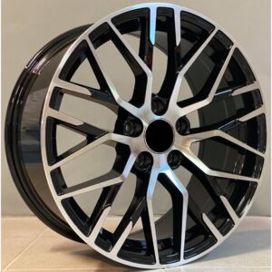 Audi Style 1349 9x20 5x112 ET35 Black Face Machined