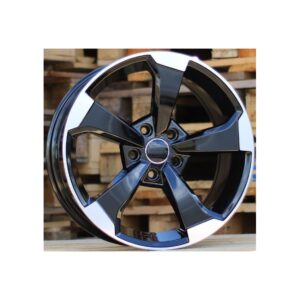 Audi Style 1491 8.5x19 5x112 ET32 Black Face Machined