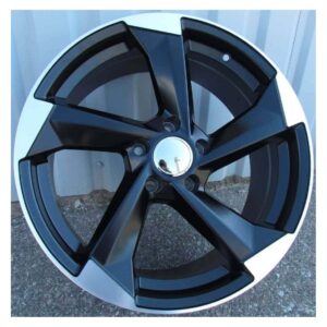 Audi Style 150 8x18 5x112 ET35 Black Matt Face Machined