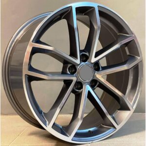 Audi Style 5232 8.5x19 5x112 ET32 Gun Metal Face Machined
