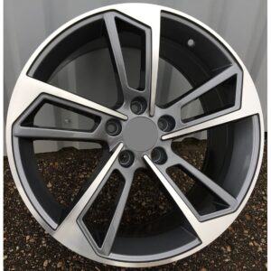 Audi Style 5295 7.5x17 5x112 ET45 Gun Metal Face Machined