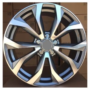 Audi Style 5401 7x16 5x112 ET39 Gun Metal Face Machined