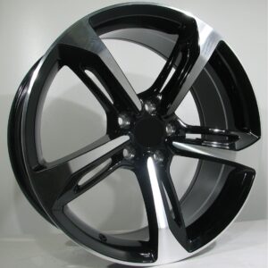 Audi Style 5453 8.5x19 5x112 ET42 Black Face Machined