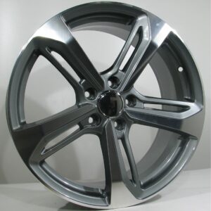 Audi Style 5453 8x18 5x112 ET42 Gun Metal Face Machined