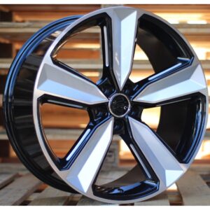 Audi Style 5470 8.5x19 5x112 ET35 Black Face Machined
