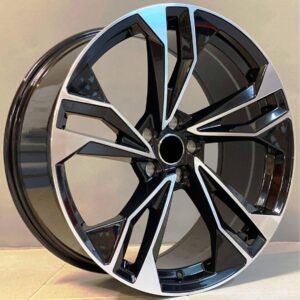 Audi Style 5493 8x18 5x112 ET31 Black Face Machined