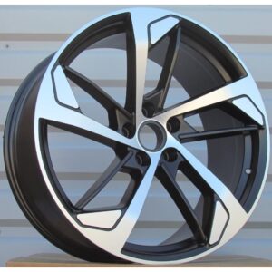 Audi Style 5617 9x20 5x112 ET33 Black Matt Face Machined
