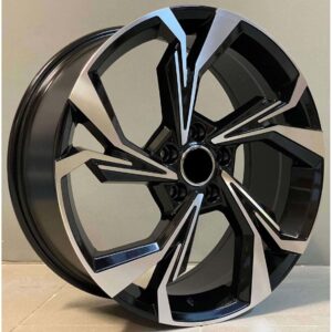 Audi Style 5893 8x19 5x112 ET35/45 Black Face Machined