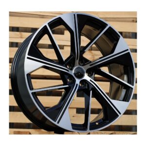 Audi Style 5907 8x18 5x112 ET39 Black Face Machined