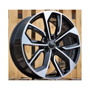 Audi Style 5979 8x19 5x112 ET49 Black Face Machined