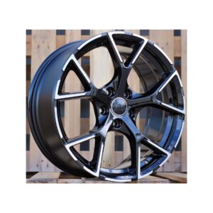 Audi Style 5997 8x19 5x112 ET49 Black Face Machined