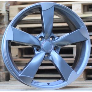 Audi Style 661 7x16 5x112 ET40 Gun Metal Face Machined