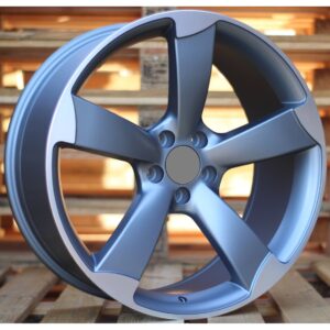 Audi Style 661 8x18 5x112 ET39 Gun Metal Matt Face Machined