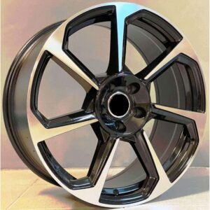 Audi Style 662 8x18 5x112 ET34 Black Face Machined