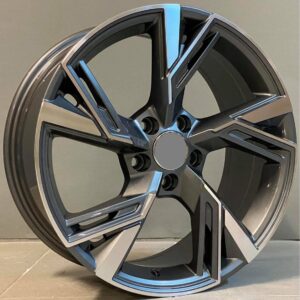 Audi Style 803 8x18 5x112 ET39 Gun Metal Face Machined