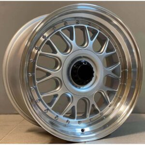 BBS Style 244 8.5x17 4x100|4x114.3 ET20 Silver Lip