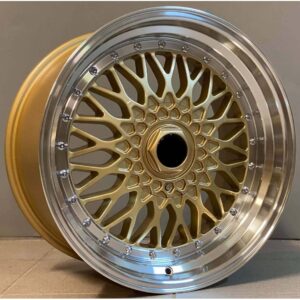 BBS Style 247 9.5x18 5x112|5x120 ET20 Gold Lip