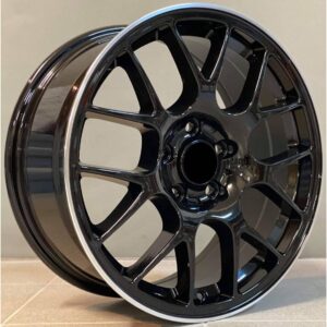 BBS Style 347 7.5x17 5x112 ET45 Black Glossy Lip