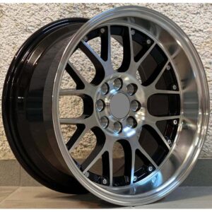 BBS Style 773 7x16 4x100|4x108 ET20 Black Face Machined