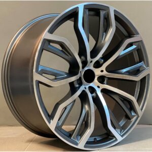 BMW Style 1166 10x20 5x120 ET40 Gun Metal Face Machined