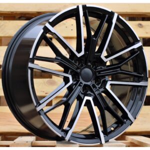 BMW Style 1284 9x20 5x112 ET44 Black Face Machined