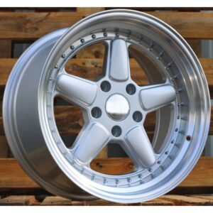 BMW Style 150 9.5x17 5x120 ET20 Silver Face Machined Lip