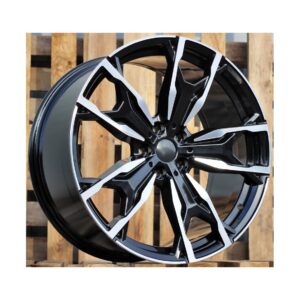 BMW Style 204 8x20 5x112 ET27 Black Face Machined