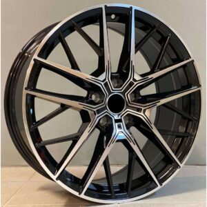 BMW Style 5080 8x19 5x112 ET50 Black Face Machined