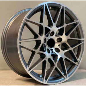 BMW Style 5167 9.5x19 5x120 ET40 Gun Metal Face Machined
