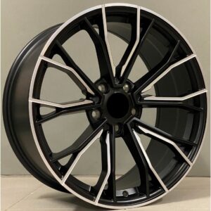 BMW Style 5385 9.5x19 5x120 ET38 Black Matt Face Machined