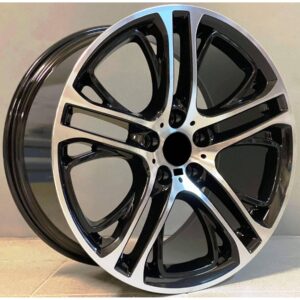 BMW Style 5413 10x20 5x120 ET51 Black Face Machined