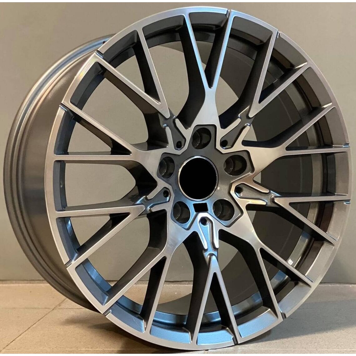 BMW Style 5441 9x18 5x120 ET40 Gun Metal Face Machined