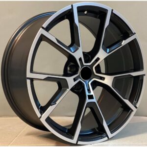 BMW Style 5601 9x19 5x120 ET38 Black Matt Face Machined