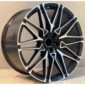 BMW Style 5771 11x22 5x120 ET40 Black Face Machined