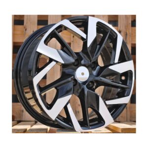 Citroen Style 1273 7x16 4x108 ET20 Black Face Machined