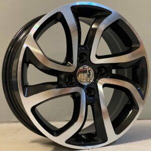 Citroen Style 417 6.5x16 4x108 ET26 Black Face Machined