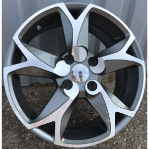 Citroen Style 542 6.5x16 4x108 ET26 Gun Metal Face Machined