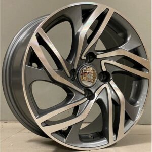 Citroen Style 607 7x16 4x108 ET25 Gun Metal Face Machined