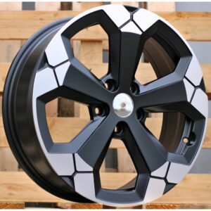 Dacia Style 1274 6.5x18 5x114.3 ET45 Black Matt Face Machined