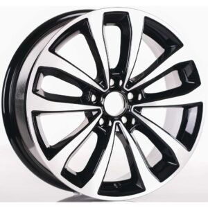 Fiat Style 119 6.5x16 5x98 ET39 Black Face Machined