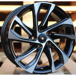 Fiat Style 1514 6.5x15 5x98 ET39 Black Face Machined