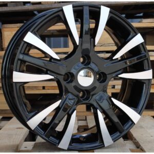 Fiat Style 5013 6x15 4x100 ET35 Black Face Machined