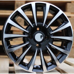 Fiat Style 5077 6.5x15 4x98 ET42 Black Face Machined