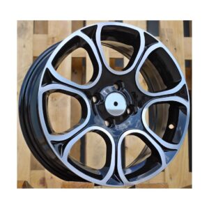 Fiat Style 5164 6x15 4x98 ET35 Black Face Machined